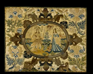 Stickbild, spätes 17. Jahrhundert